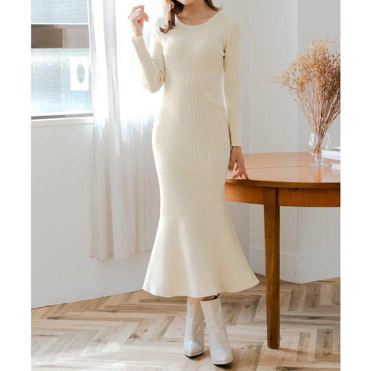 カラバリマーメイドニットワンピース  | JULIA BOUTIQUE | 詳細画像1 