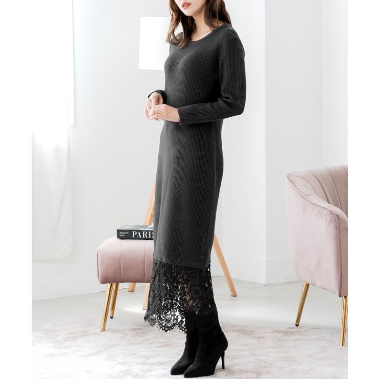 STYLE DELI｜綿麻Vネックフレアラインワンピース | Rakuten