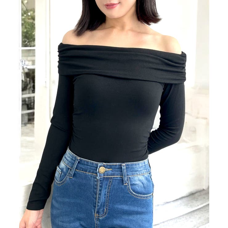 ギャザーオフショルカットソー  | JULIA BOUTIQUE | 詳細画像1 