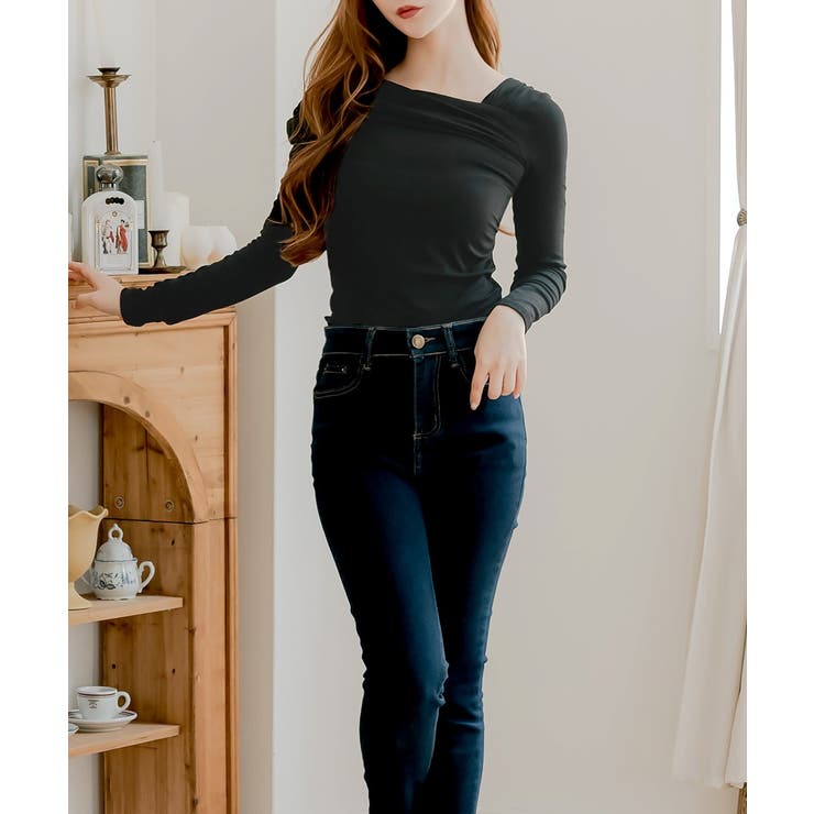 ワンショルダー風カットソー  | JULIA BOUTIQUE | 詳細画像4 