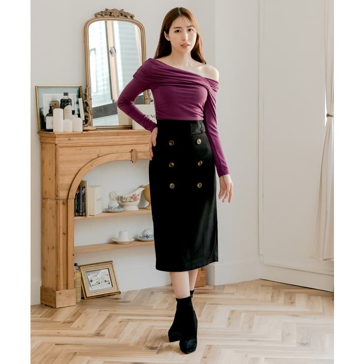 ワンショルダー風カットソー  | JULIA BOUTIQUE | 詳細画像22 