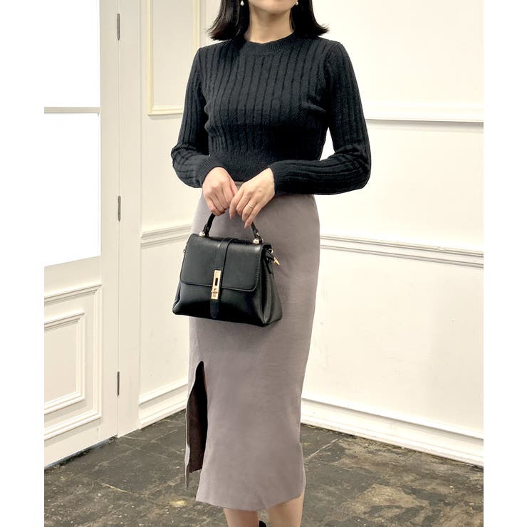 リブニットショート丈トップス/24673 | JULIA BOUTIQUE | 詳細画像15