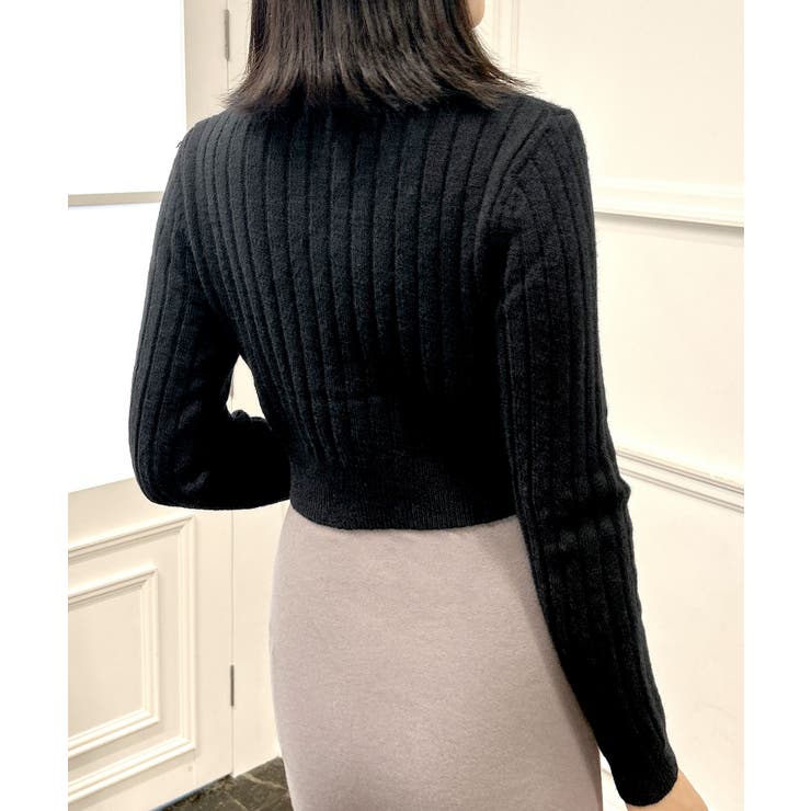 リブニットショート丈トップス/24673 | JULIA BOUTIQUE | 詳細画像16