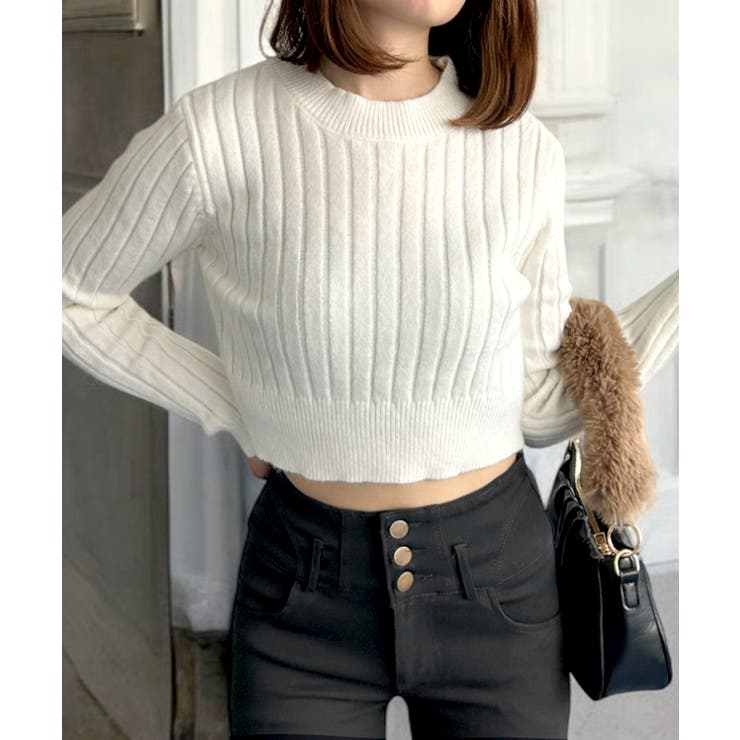 リブニットショート丈トップス/24673 | JULIA BOUTIQUE | 詳細画像20