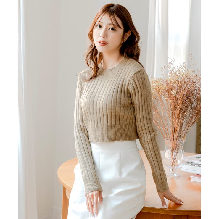 リブニットショート丈トップス/24673 | JULIA BOUTIQUE | 詳細画像29