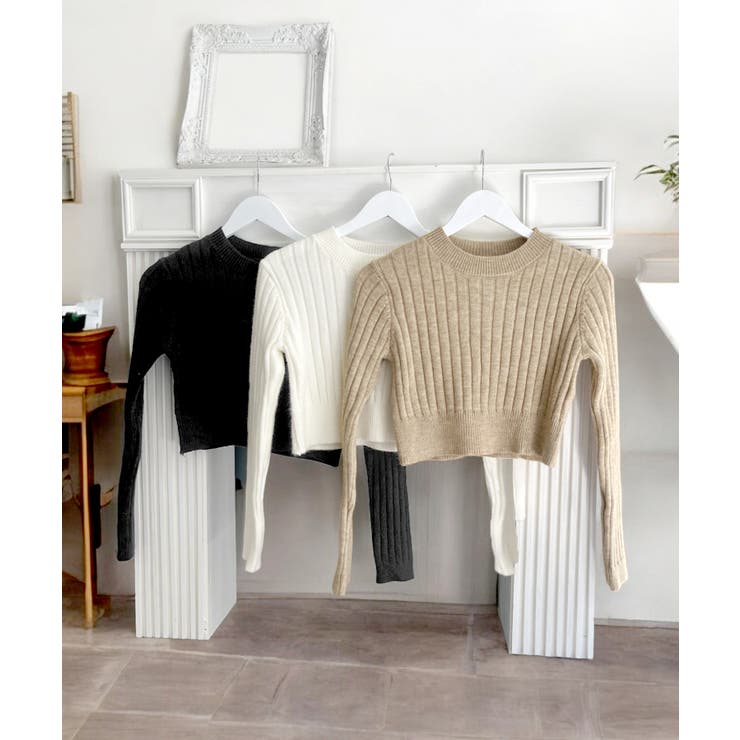 リブニットショート丈トップス/24673 | JULIA BOUTIQUE | 詳細画像30