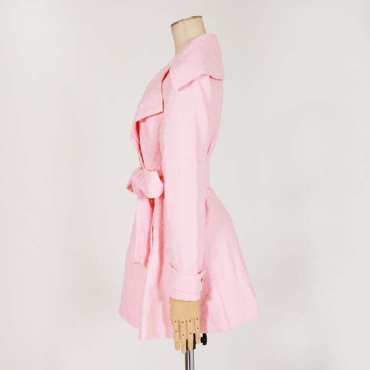 美シルエット】 ted baker 花柄 フレア コート 美シルエット】 ted