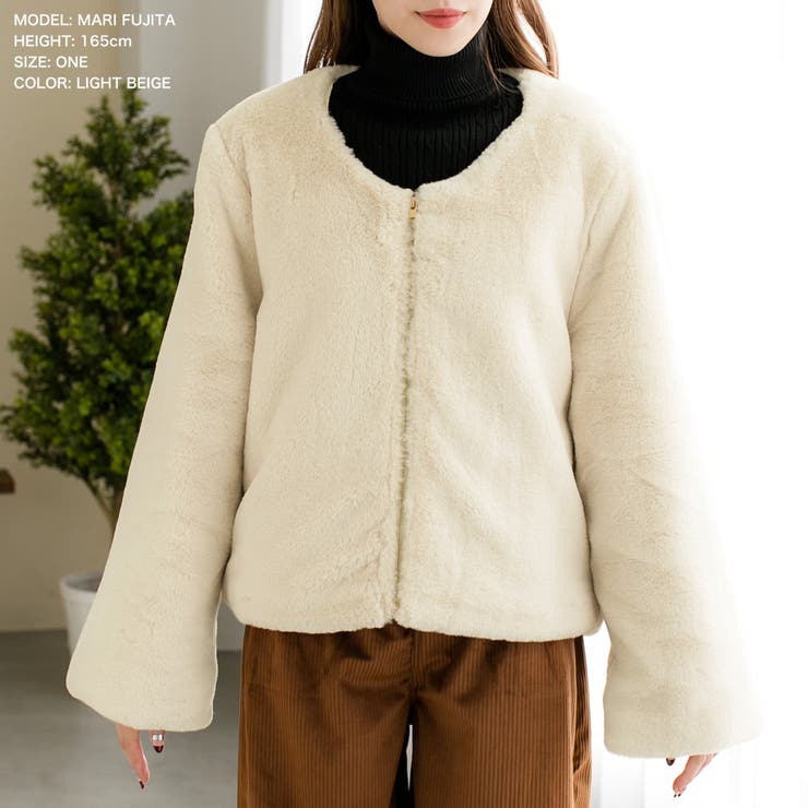 フェイクファーショートコート・ジャケット・アウター [510155] | JULIA BOUTIQUE | 詳細画像4 