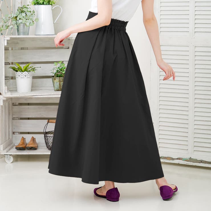 2WAYトレンチ風サロペットフレアロングスカート/510254[品番