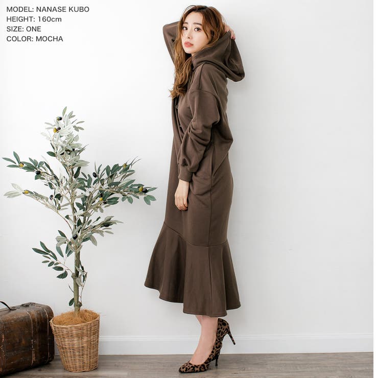 マーメイドパーカーワンピース/510443[品番：BA000004217]｜JULIA