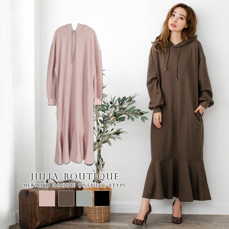 マーメイドパーカーワンピース/510443[品番：BA000004217]｜JULIA