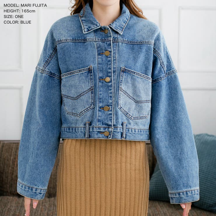 オーバーサイズデニムジャケット・Gジャン/510552[品番：BA000004279