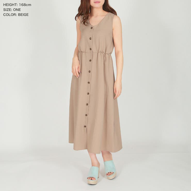 前ボタンノースリーブロングワンピース 品番 Ba Julia Boutique ジュリアブティック のレディースファッション通販 Shoplist ショップリスト