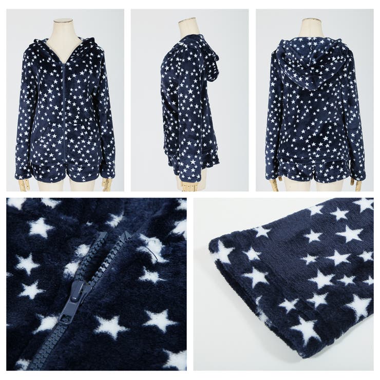 fcrb 3点セット星柄ジップアップジャケット/ロングパンツ/ショートパンツ fcrb 3点セット星柄ジップアップジャケット/ロングパンツ/ショート