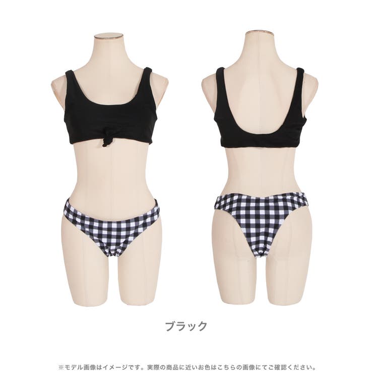 ギンガムチェック柄セパレートビキニ水着 [88913][品番：BA000003496 