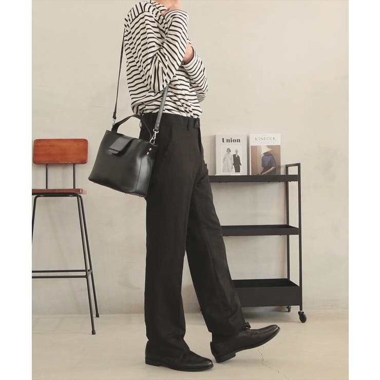 【LASOA】セミフレアスラックスパンツ/L00031 | JULIA BOUTIQUE | 詳細画像6 