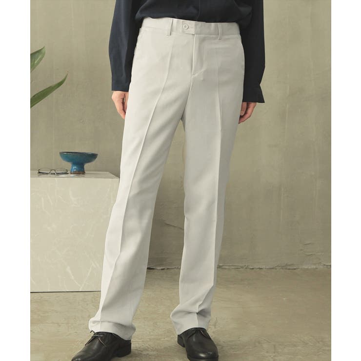 【グレー】 | 【LASOA】セミフレアスラックスパンツ/L00031 | JULIA BOUTIQUE