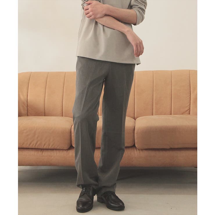 【チャコール】 | 【LASOA】セミフレアスラックスパンツ/L00031 | JULIA BOUTIQUE