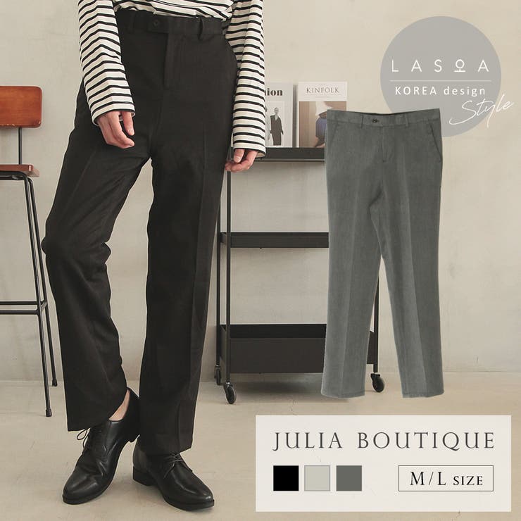 【LASOA】セミフレアスラックスパンツ/L00031 | JULIA BOUTIQUE | 詳細画像1 