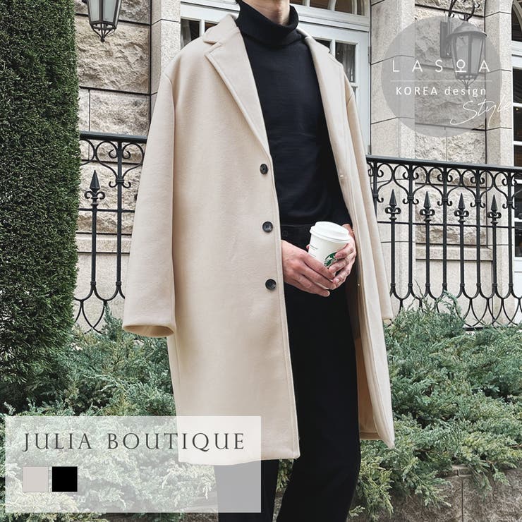 【LASOA】ウールタッチシングルコート/L00099 | JULIA BOUTIQUE | 詳細画像1 