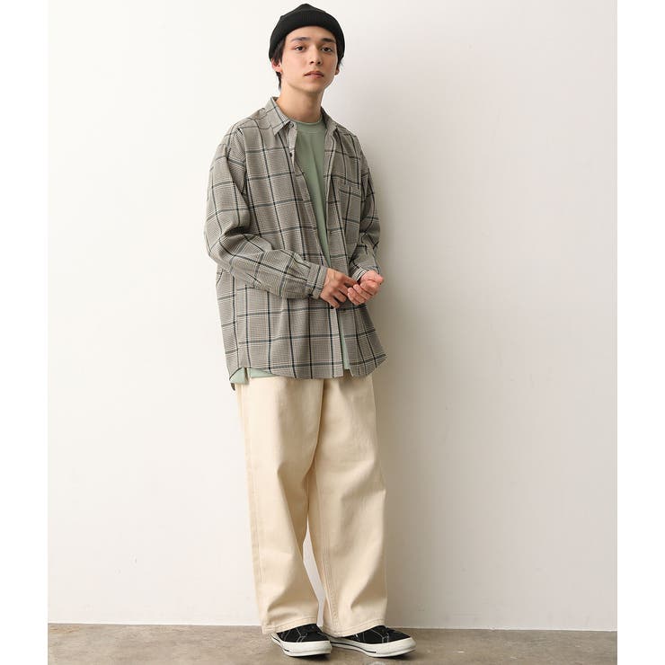 チェックスムージールーズシャツ[品番：JRDM0009551]｜JUNRED
