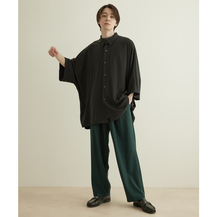 未使用！ifTシャツポンチョ MEN ライトストレッチポンチポロシャツ アイボリー