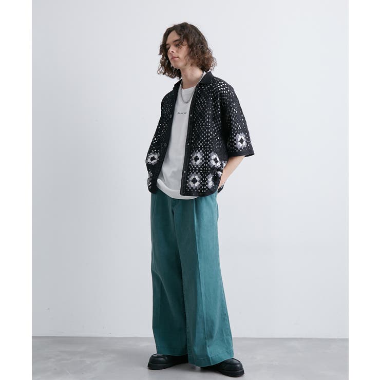クロシェシャツ[品番：JRDM0036548]｜JUNRED（ジュンレッド）の