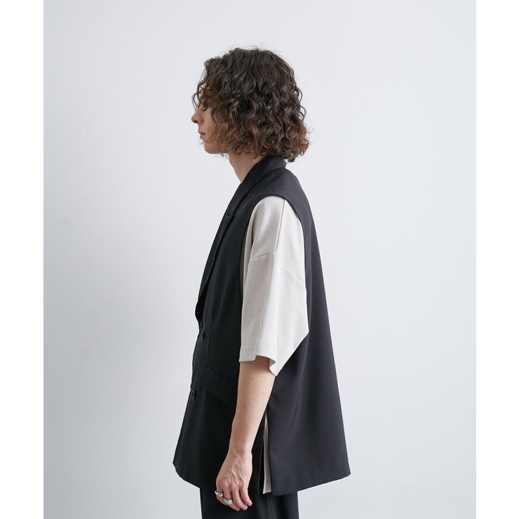 【STUMBLY/スタンブリー】ジレ TV着用】Printed Narrow ilhouette Gilet | STUMBLY（スタン