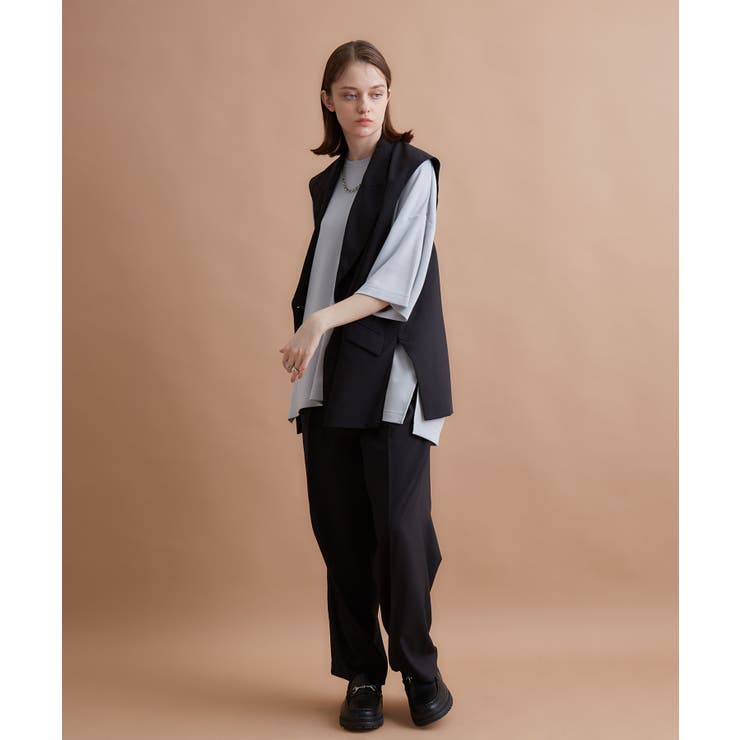 【送料込】GANNI_リブ編みジャージー ダブルブレストブレザー 送料込】GANNI_リブ編みジャージー ダブルブレストブレザー