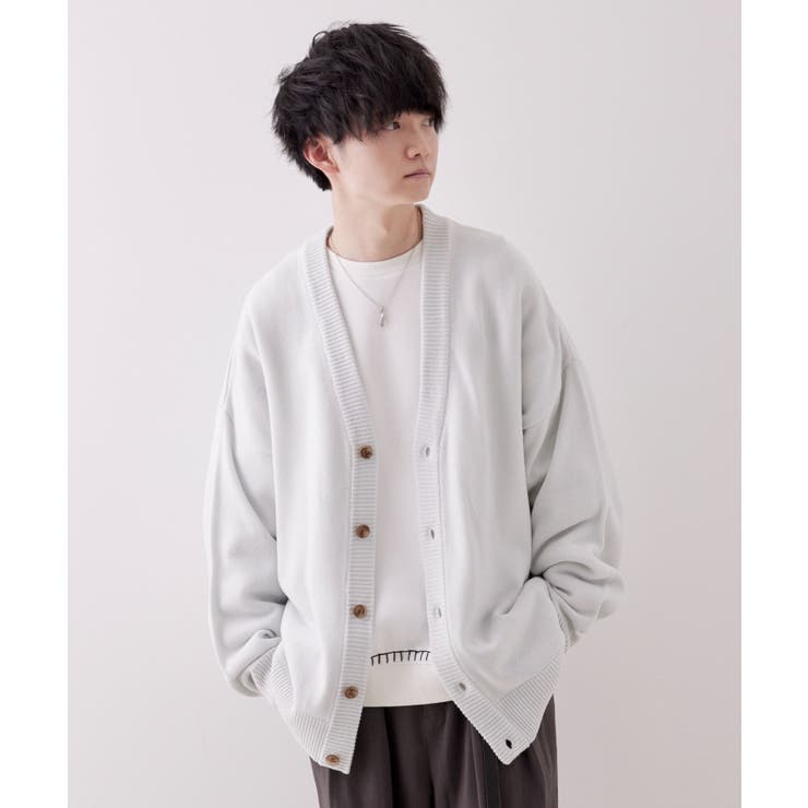 こめ Junred ボリュームスリーブニットカーディガン 品番 Jrdm Junred ジュンレッド のメンズファッション通販 Shoplist ショップリスト