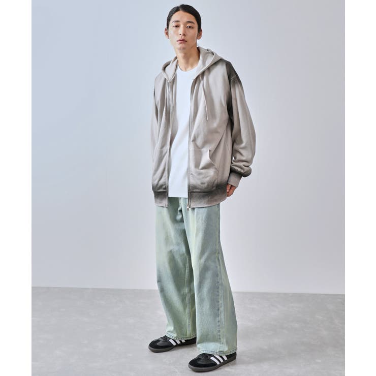 エッジスプレースウェットダブルジップパーカー[品番