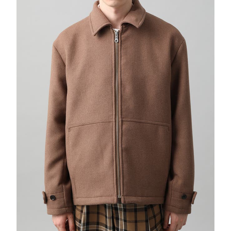 ACNE STUDIOS ウールブレンドジップアップブルゾン