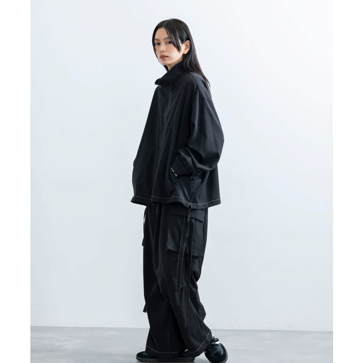 アメノチハレ バルーンスリーブ レインコート ブルゾン FUL0120S0005_zo_a061.jpg