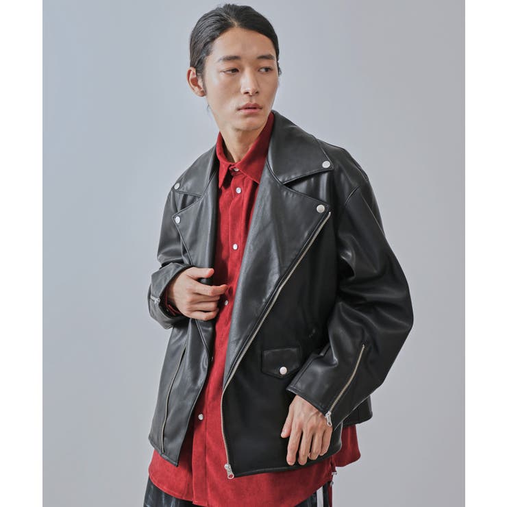 ANDER HUNK フェイディドライダースMA-1ブルゾン ライダースジャケット (メンズ)通販｜J'aDoRe JUN ONLINE