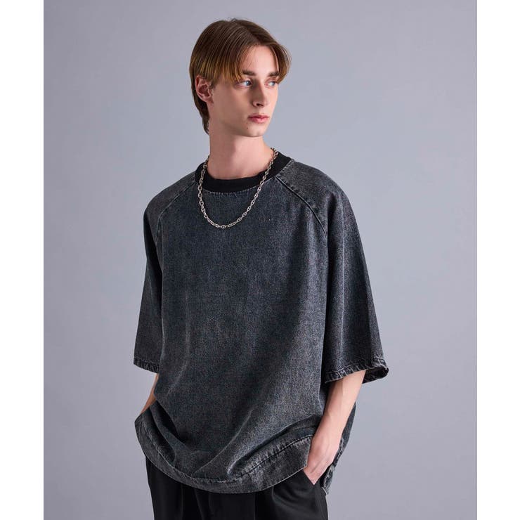 デニムオーバーサイズTシャツ[品番：JRDM0044431]｜JUNRED