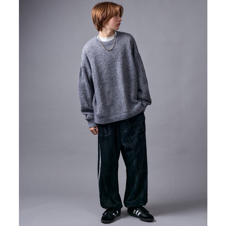 メランジメッシュニット[品番：JRDM0047006]｜JUNRED（ジュン
