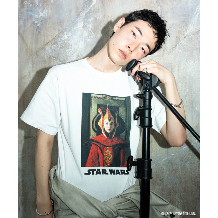 STAR WARS COLLECTION】ハーフスリーブクルーネックTシャツ[品番