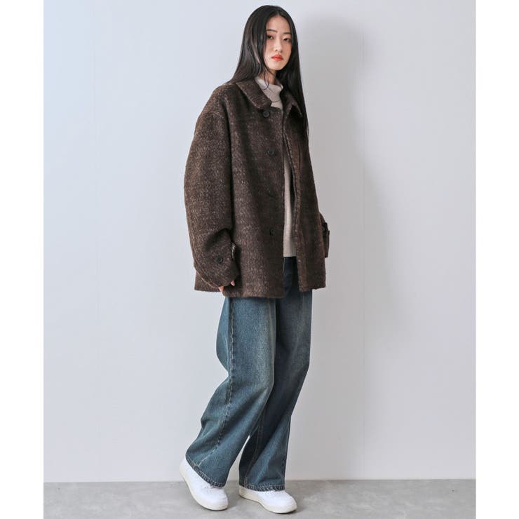 シャギーショートコート｜ファッション通販のSTRIPE CLUB