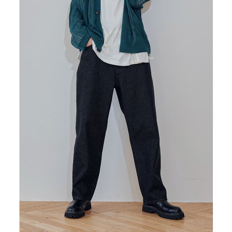 ハイウエストリラックスデニムパンツ[品番：JRDM0035813