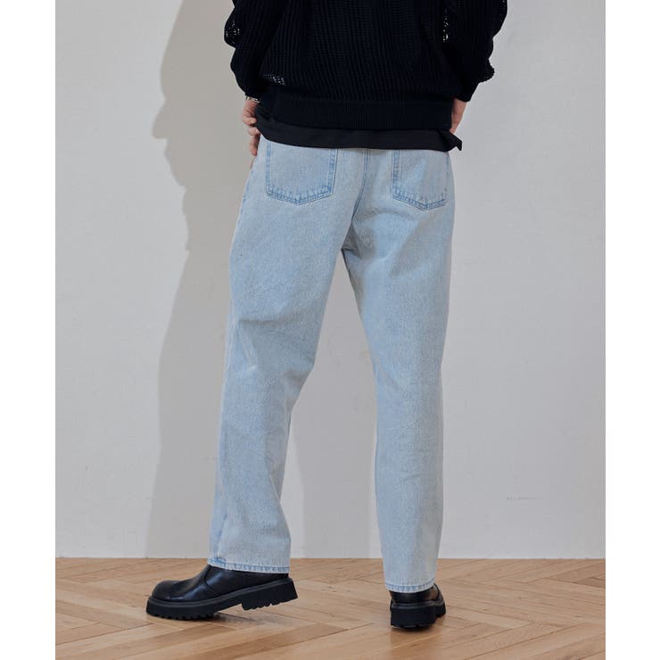 ハイウエストリラックスデニムパンツ[品番：JRDM0035813