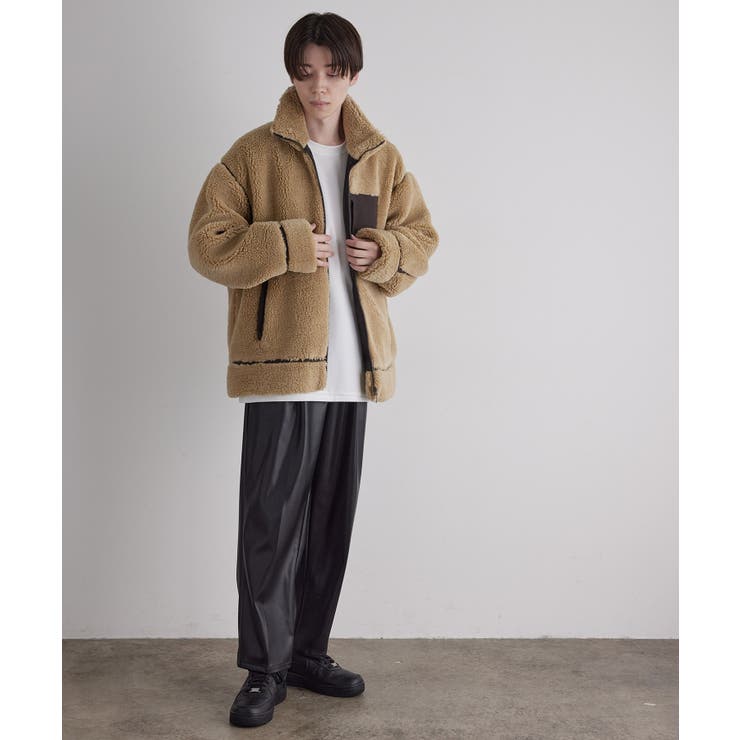 DROLE DE MONSIEUR ボアジャケット　xl m DROLE DE MONSIEUR ボアジャケットxl m