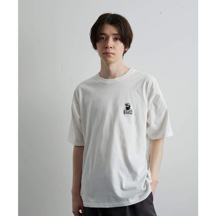 ヒゲおじさんワンポイントTシャツ[品番：JRDM0031879]｜JUNRed（ジュンレッド）のメンズファッション通販｜SHOPLIST（ショップリスト）