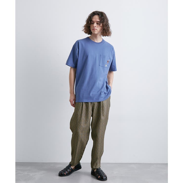 JUNIT COULEUR　パンツ リネンライク総柄アソートパンツ[品番：JRDM0036641]｜JUNRED