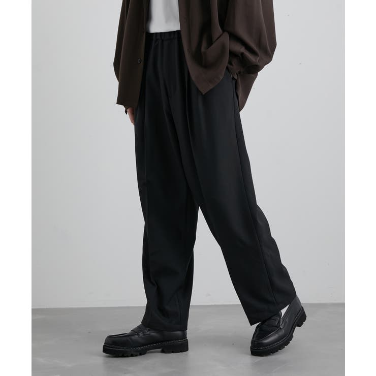 ウォームツイルイージータックワイドパンツ [品番：JRDM0033055]｜JUNRed（ジュンレッド）のメンズファッション通販｜SHOPLIST（ショップリスト）