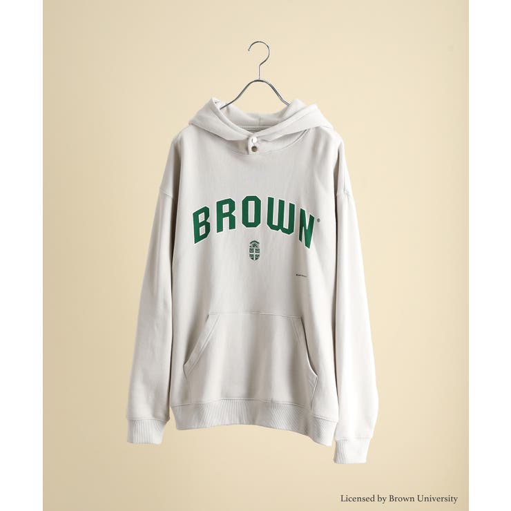 BROWN UNIVERSITY×JUNRed カレッジロゴプルパーカー[品番：JRDM0025709