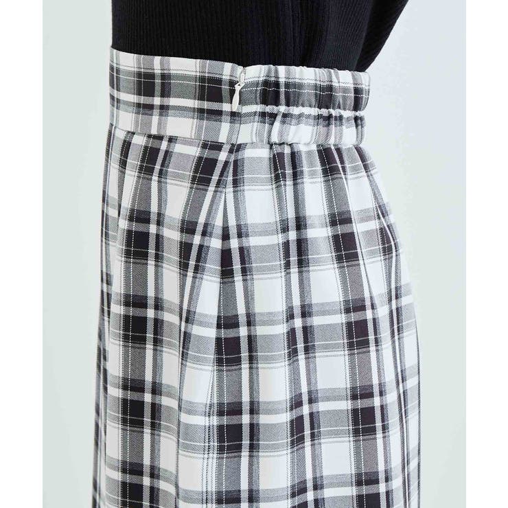 【一部店舗限定】チェック柄イレヘムマーメイドスカート【セットアップ対応】 | VIS  | 詳細画像13 