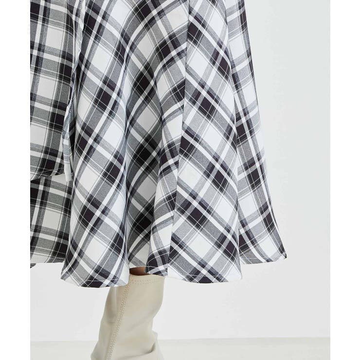 【一部店舗限定】チェック柄イレヘムマーメイドスカート【セットアップ対応】 | VIS  | 詳細画像14 