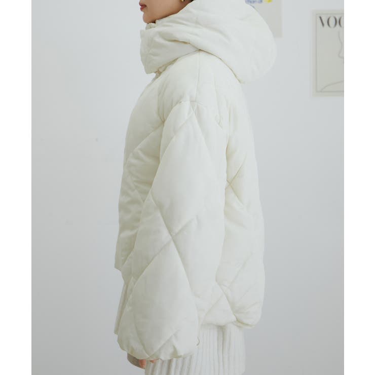 【WEB限定】ファイバーダウンダイヤキルトショートブルゾン | VIS  | 詳細画像14 