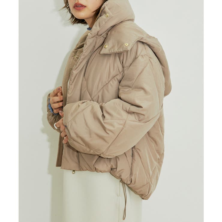 【WEB限定】ファイバーダウンダイヤキルトショートブルゾン | VIS  | 詳細画像31 