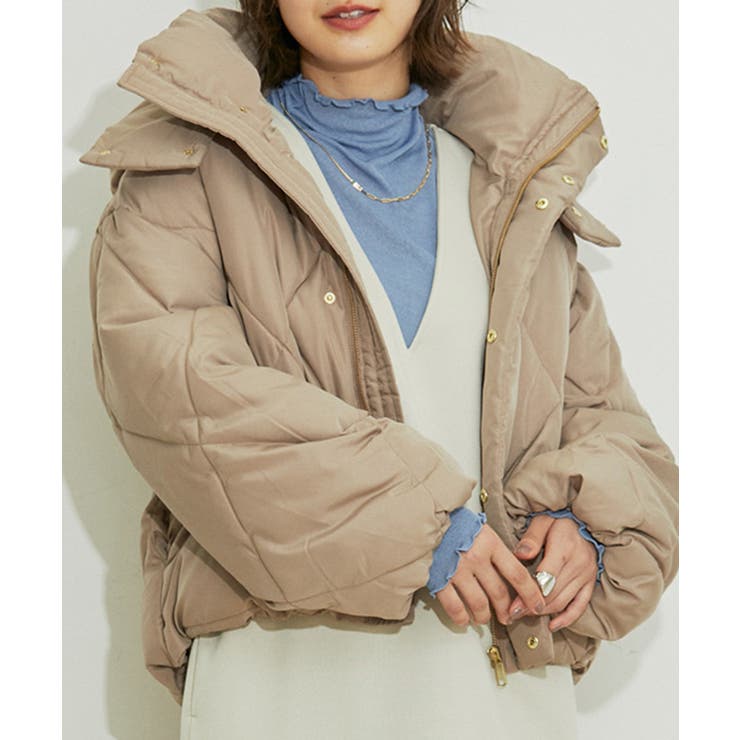 【WEB限定】ファイバーダウンダイヤキルトショートブルゾン | VIS  | 詳細画像32 